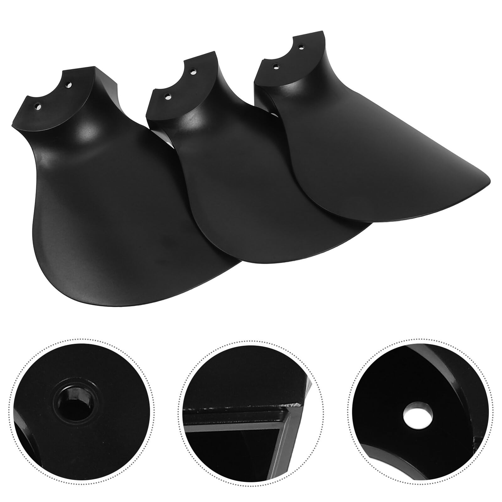 Repuesto de Aspas para Ventilador de Techo 26 Pulgadas 275 MM Plástico 3 Piezas para Interior y Exterior Sustitución de Aspas de Ventilador para Verano Flujo de Aire Mejorado