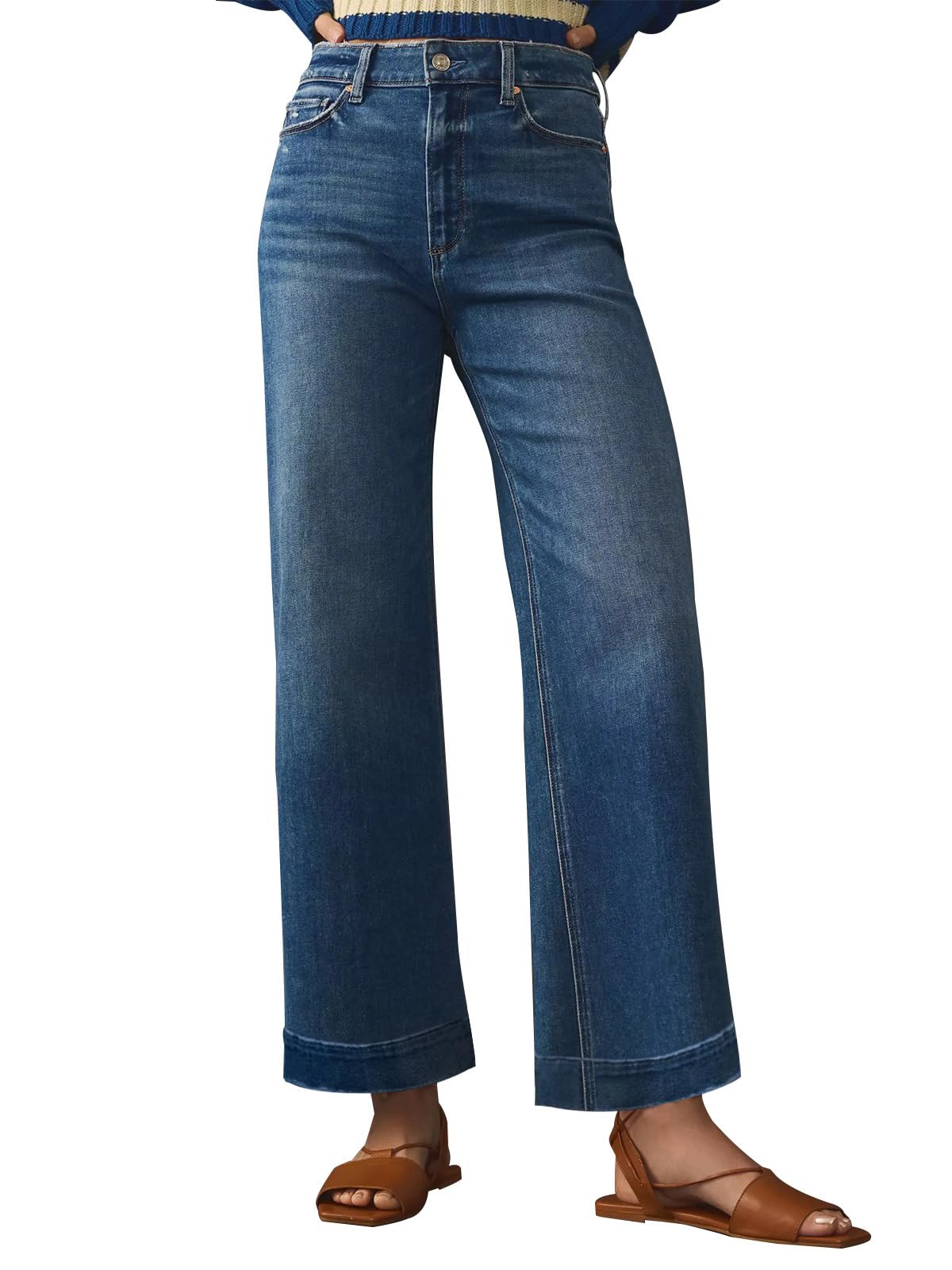 KUNMI Wide Leg Jeans