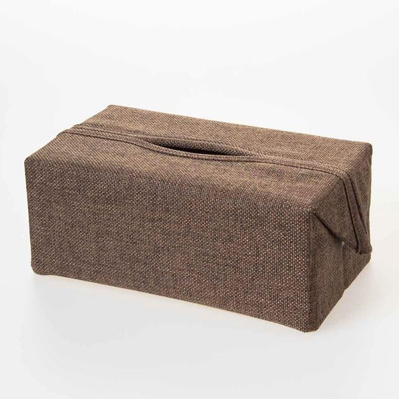 HBJWOV 8.6 in Rectangular Tissue Box PP Holder Living Room(White-Patch Five-Pointed star4) image 2