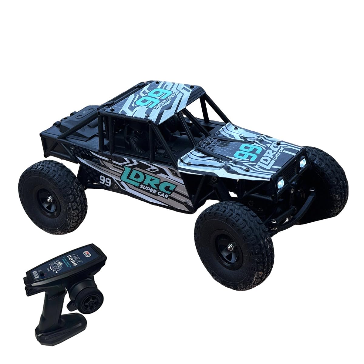 Samochód terenowy RC 1/18, 2,4 G, 3CH, rama rurowa RC, pojazd wspinaczkowy, model samochodu wspinaczkowego RC, 10 km/h, mini RC Crawler Car zabawka, prezent dla dorosłych -RTR