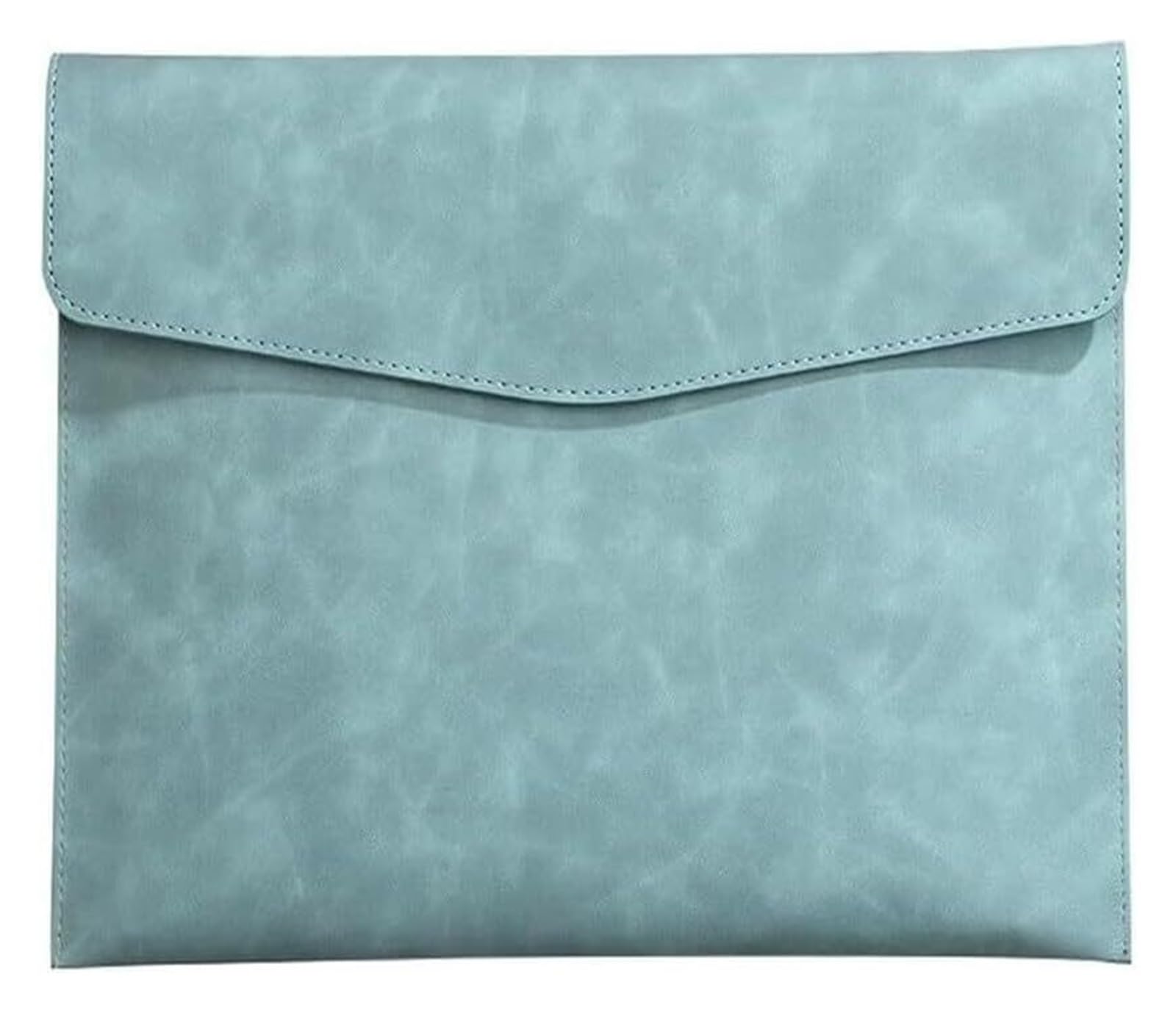Busta portadocumenti in similpelle A4 - Multicolore - 331x240 mm - Confezione da 4 - Elegante soluzione di archiviazione(Blue)