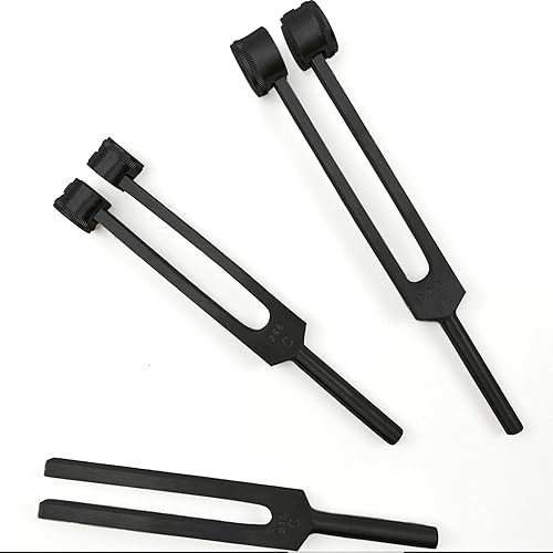 DEXSUR Activador de diapasón sensorial de aleación de aluminio de grado médico para curación, terapia no magnética, uno de cada uno de C 128, C 256,