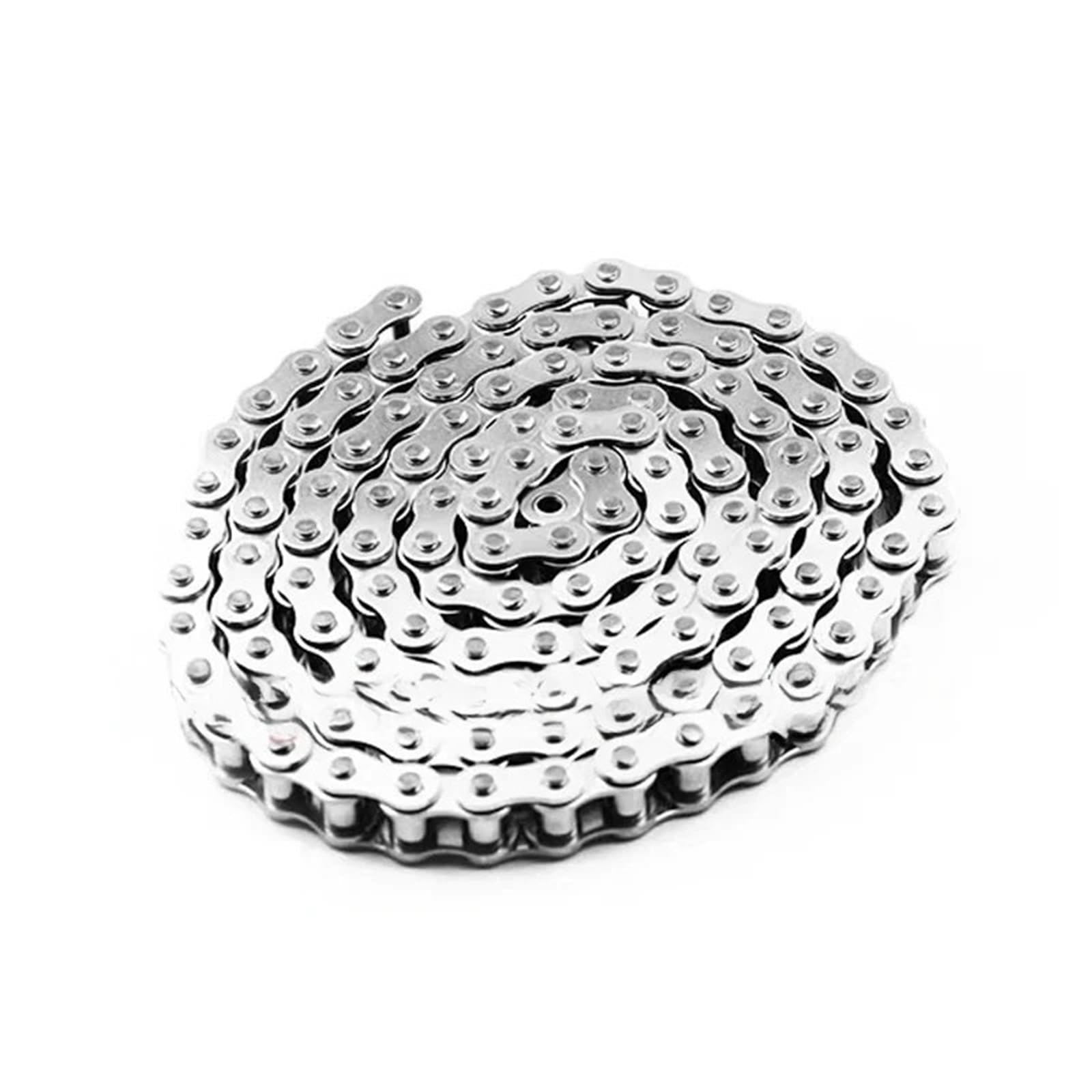 Rollenkette Aus Kohlenstoffstahl 304 Edelstahl-Rollenkette mit kurzer Teilung, industrielle Übertragungskette, 04C ~ 12A, 1 m/1,524 m Länge(L 1.524m,08B-1 (Pitch 12.7))