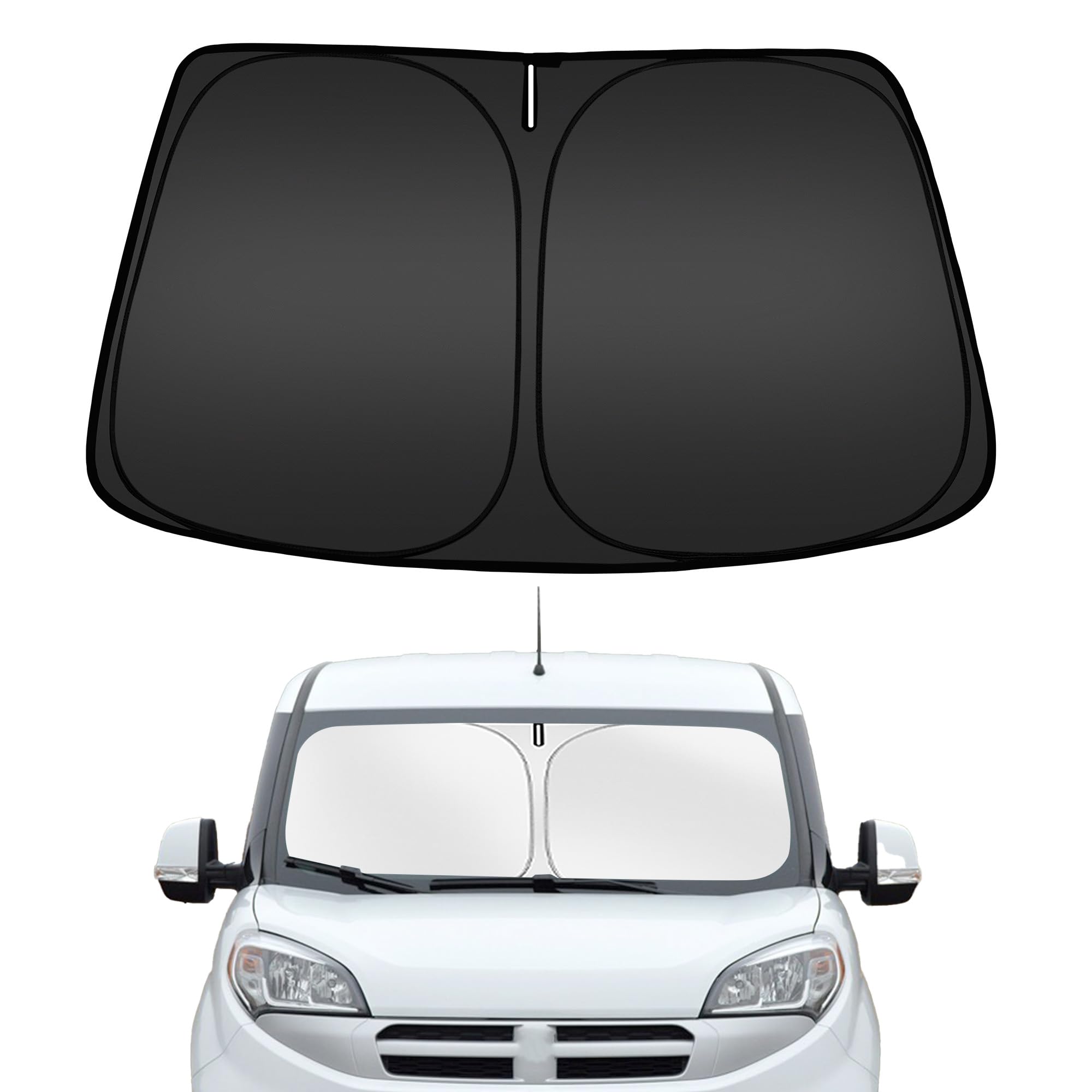 ARISMOTOR Windshield Sun Shade for Dodge RAM ProMaster 2014-2026 2027