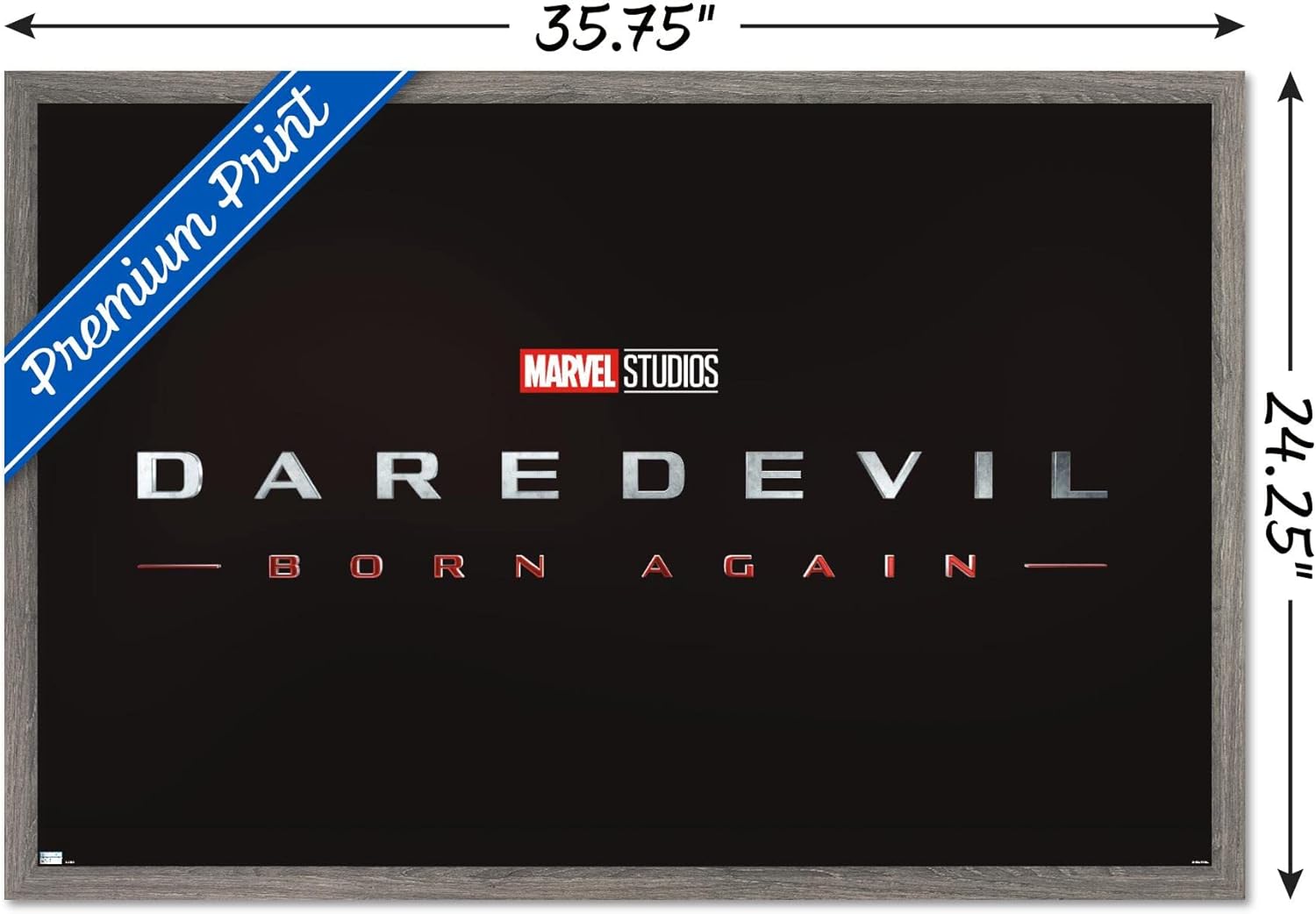 Trends International Marvel Daredevil Born Again – Logo Wall Poster