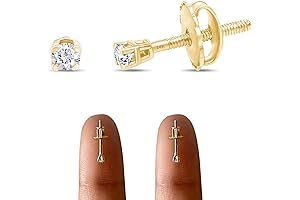 IGI Certified 0.70 Ct & Up Round Cut Diamond Stud Earrings