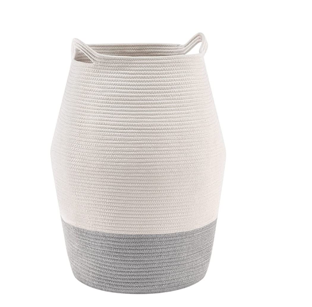 Laundry Basket Hamper Baskets Laundry Hamper Basket For Living Room Woven Dirty Clothes For Spaces(C)