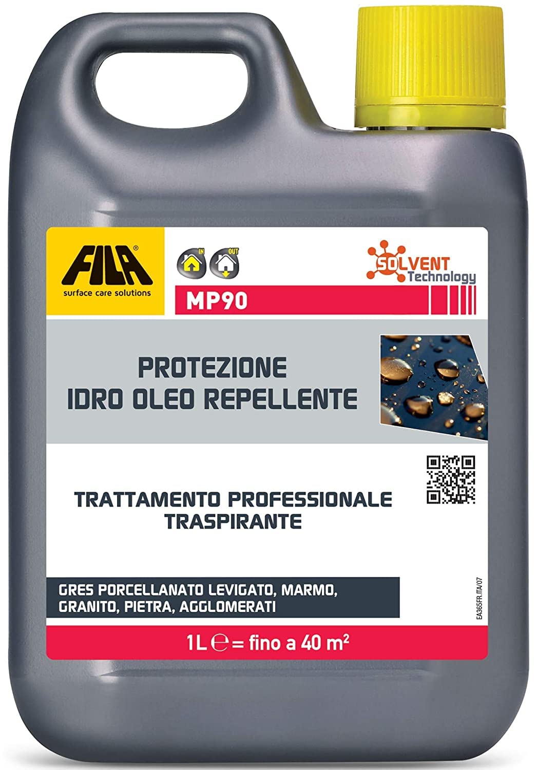 FILA MP90 Sealer, stain protector for polished stone, marble, granite, porcelain and ceramic tiles floors" and not "FILA Surface Care Solutions Sealer, Protector, porcelain tiles, 241921