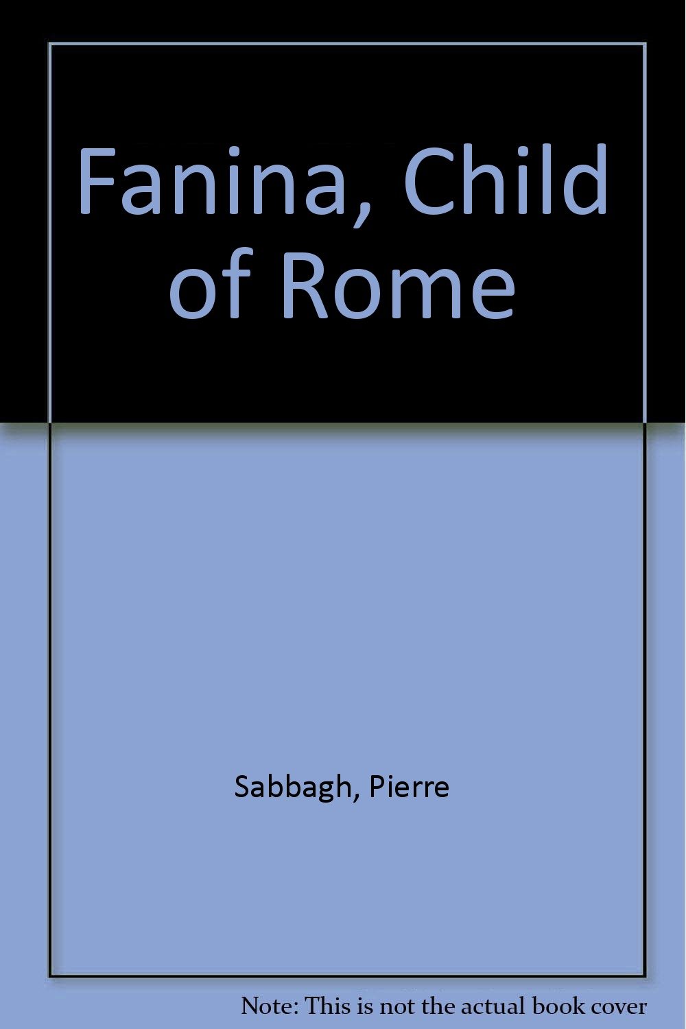 Buy Fanina, Child of Rome — BookShops.in
