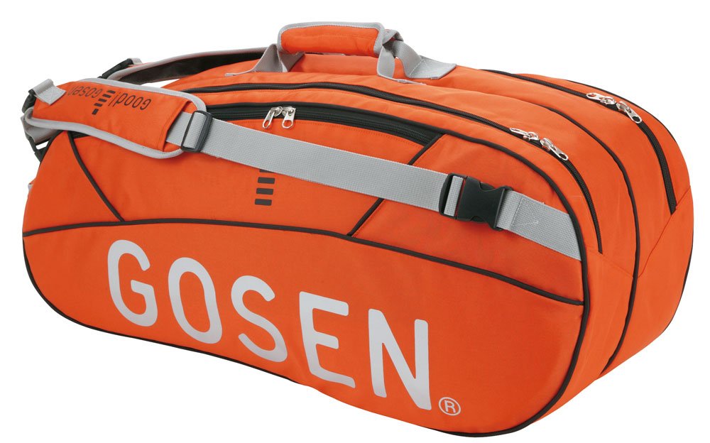 Amazon | ゴーセン(GOSEN) ラケットバッグBasic6(6本入り) オレンジ