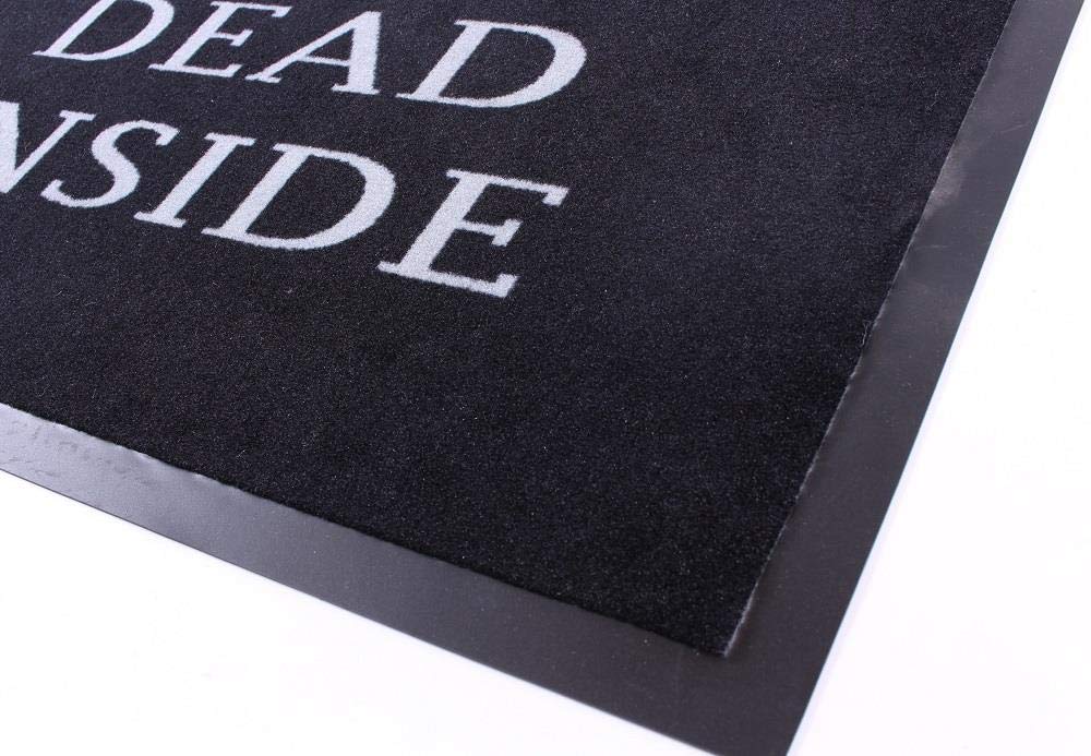 Decorative Coir Entrance Door Mat Dead inside 75 cm x 45 cm, Dead Inside 1, 40 x 70 cm (Rectangular) - Image 3