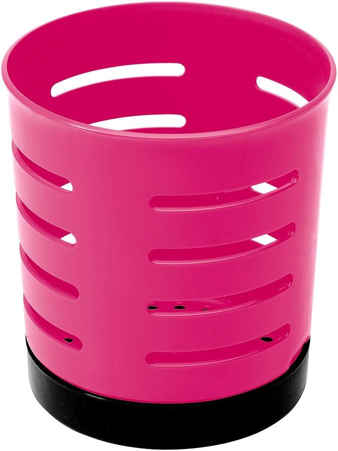 Curver 408 Pink Plastic Cutlery Drainer Caddy Pot Holder