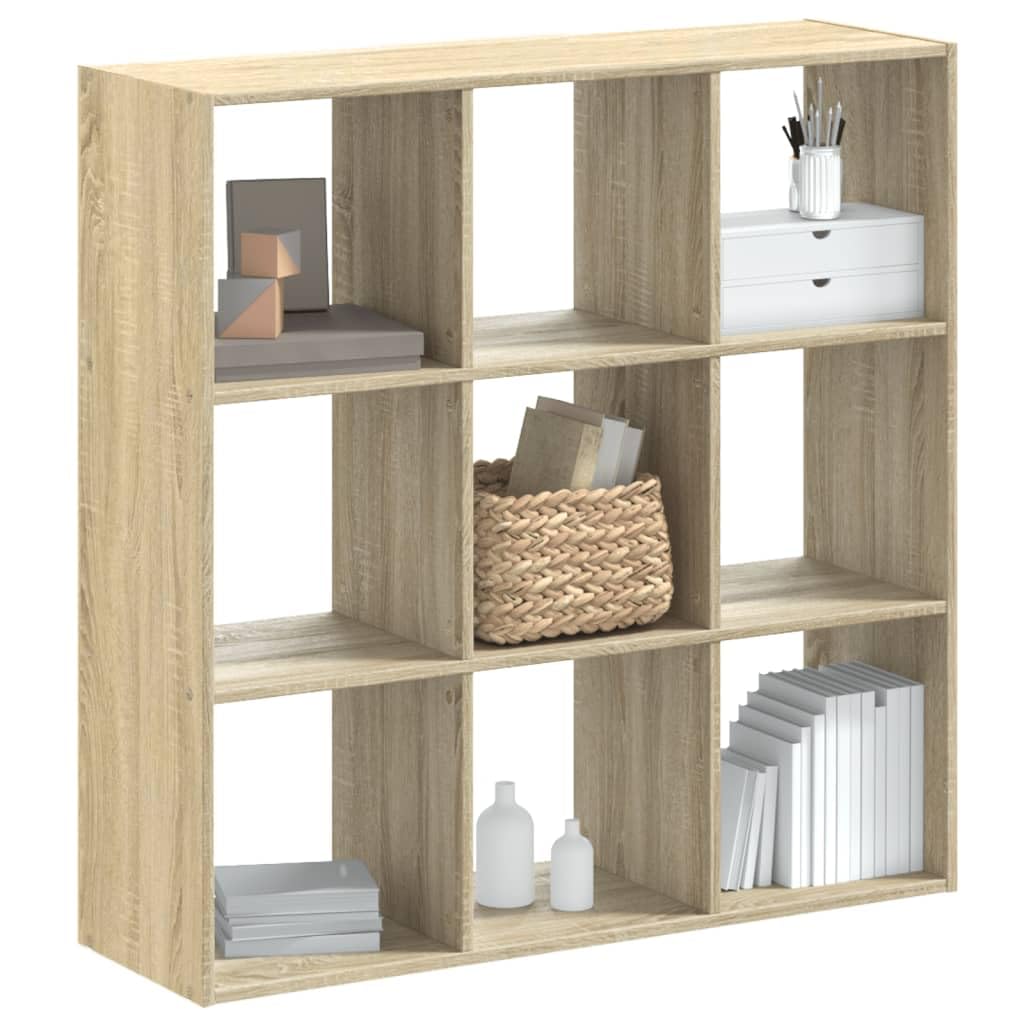Generisch Bücherregal Sonoma-Eiche 102x32x102 cm Holzwerkstoff,Möbel,Regalsysteme,Bücherregale Bücherschränke-852818