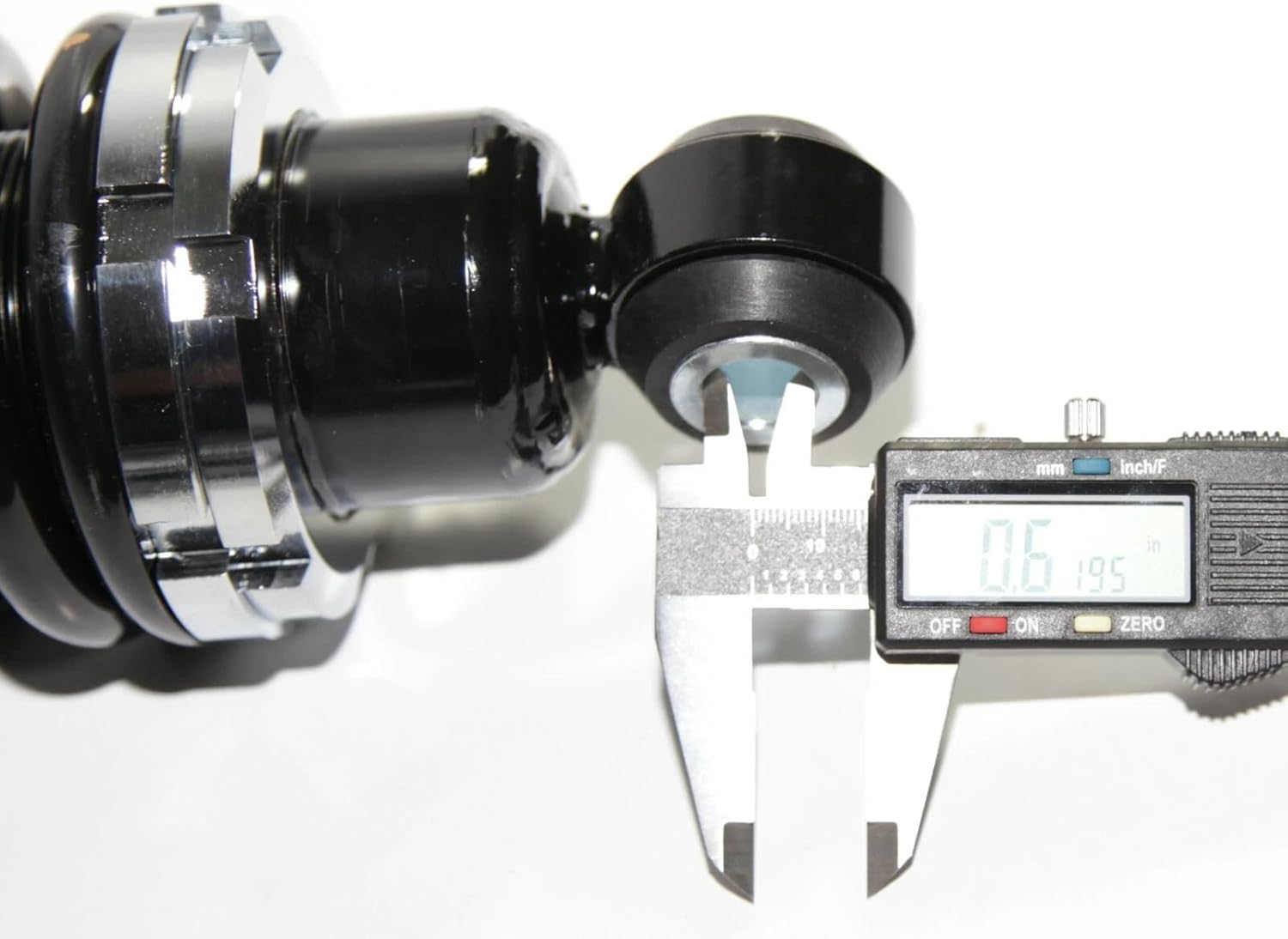 Universal Rear Shock Damper, Adjustable Rear Street Rod Coil Over Shock Coilover w/350 Pound Black Coated Springs