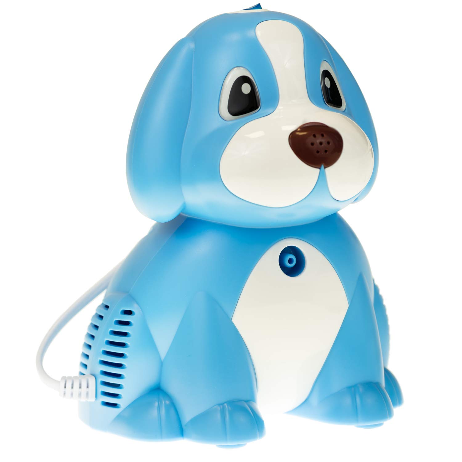 Omnibus BR-CN171 Inhalador Eléctrico Infantil Modelo Cachorro Perfecto para Niños Apto para Adultos, Accesorios de Inhalación Necesarios para Niños y Adultos (Azul)