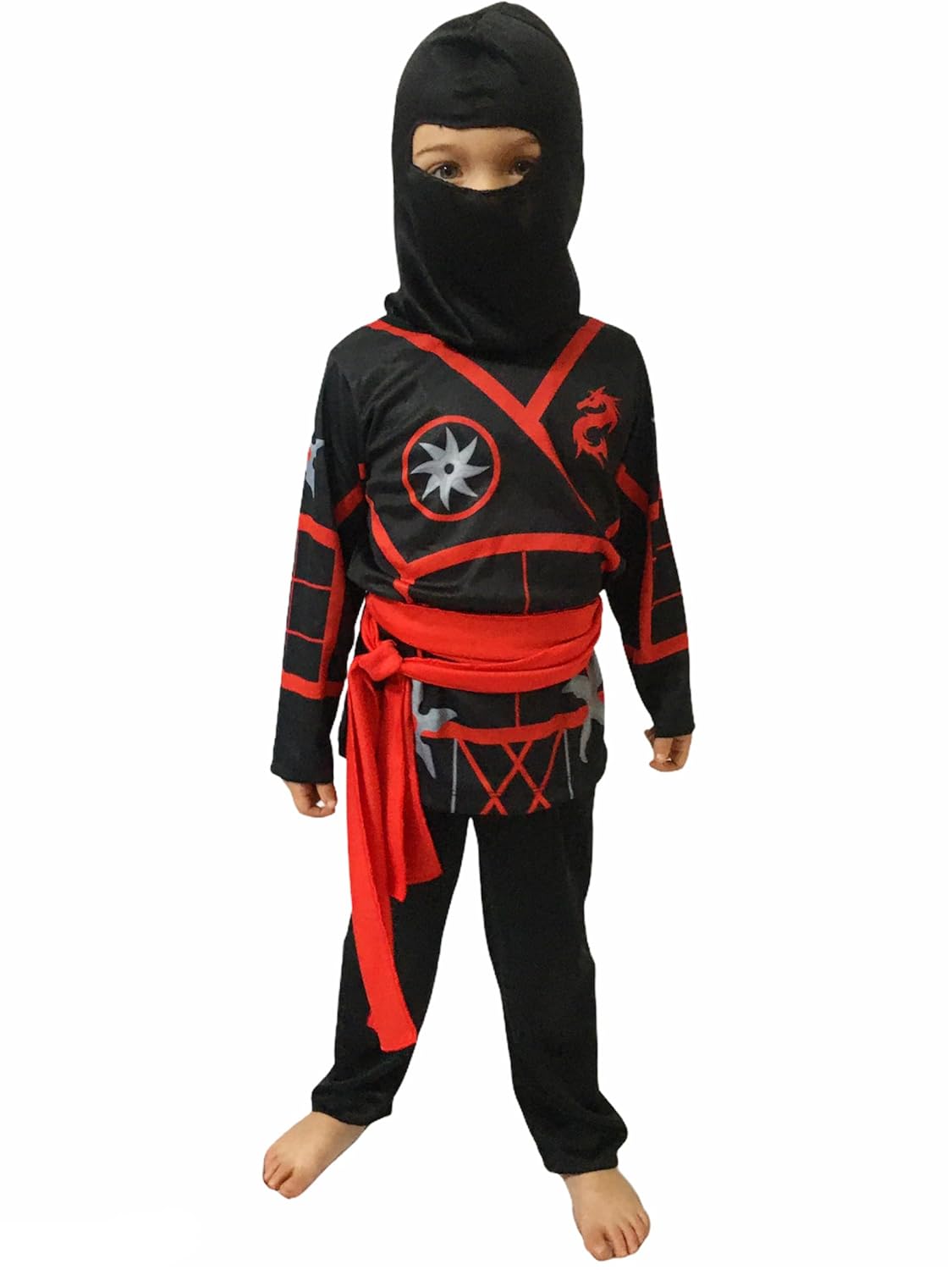 Fantasia Ninja Samurai Infantil Criança Capuz Espada em promoção! Veja a oferta e mais achadinhos de Pijamas & Fantasias Infantis 4 Hoje é o melhor dia para comprar Fantasia Ninja Samurai Infantil Criança Capuz Espada com aquele preço maroto! Promoção! Aproveite a oferta! 4