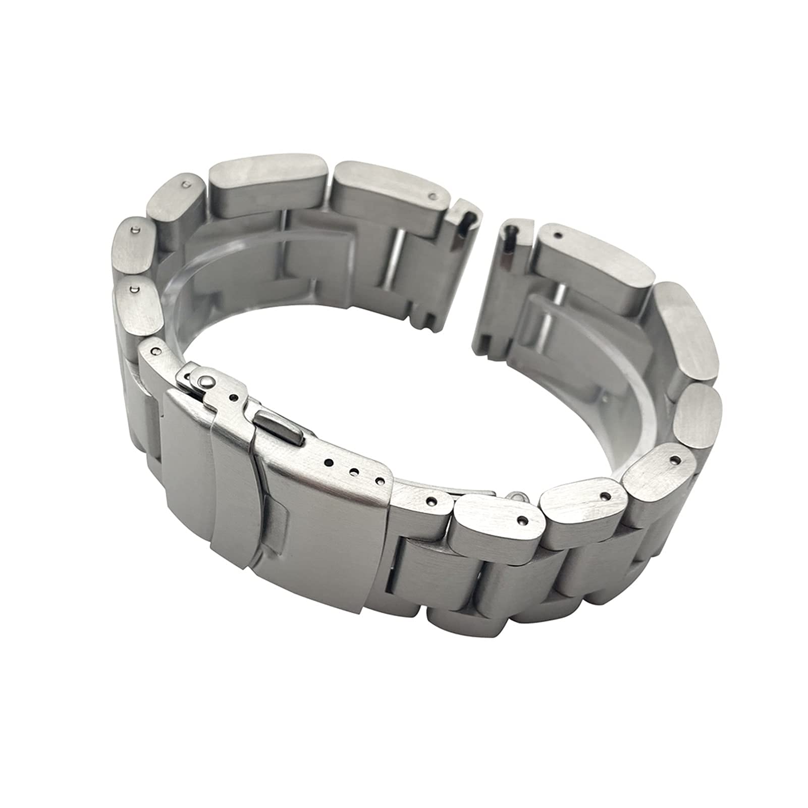 Szybkozłączny Pasek Do Zegarka Ze Stali Nierdzewnej, Odporny Na Odciski I | 22-26 Mm Uniwersalny, Solidny, Pogrubiony Metal, W Zestawie Narzędzia Montażowe (Silver 26mm)