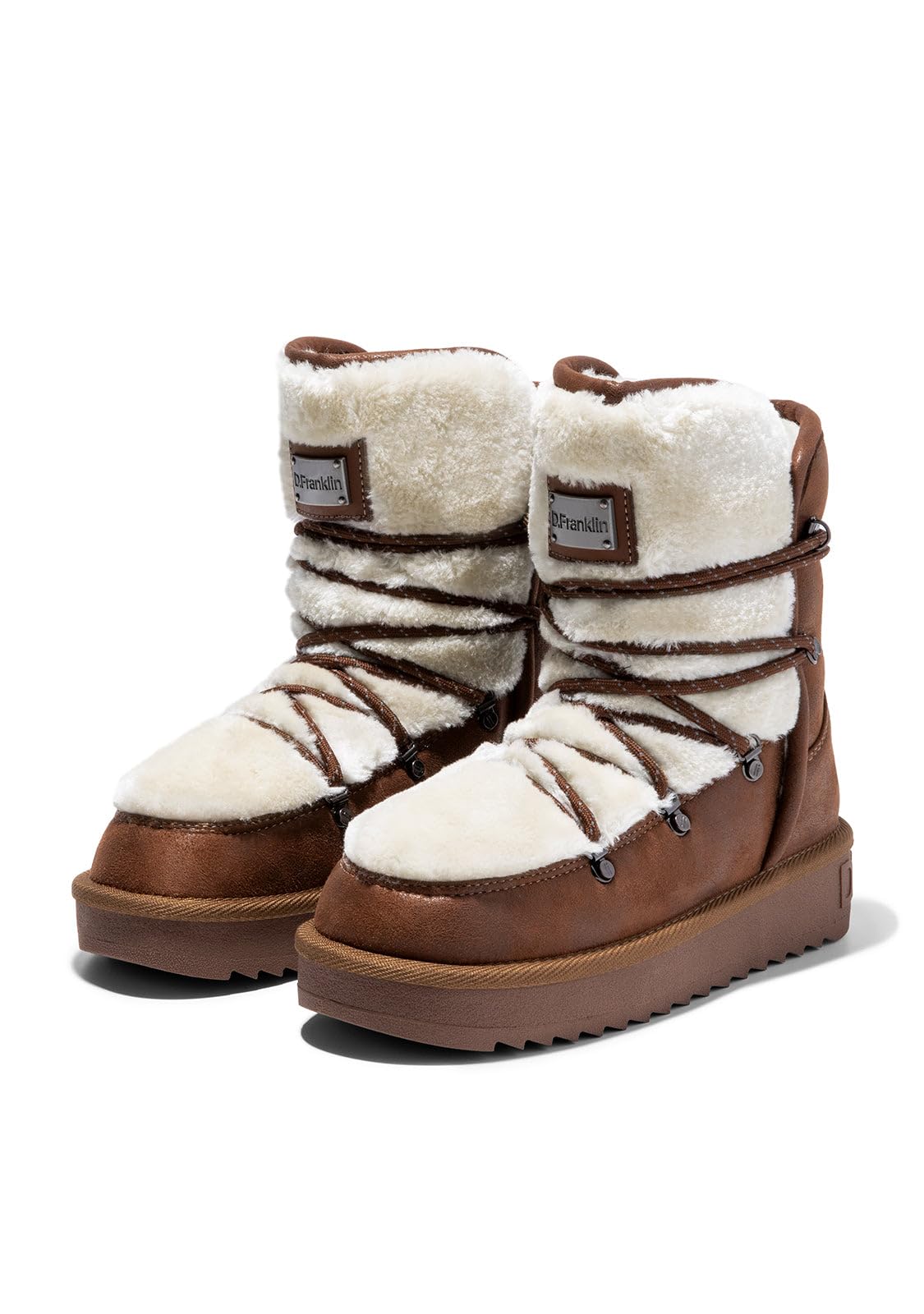 D.Franklin Buty Australijskie Damskie Nordic Trk Fur w kolorze camel - Buty Damskie - Moda Casual - Rozmiar (42) - Model nordic-trk