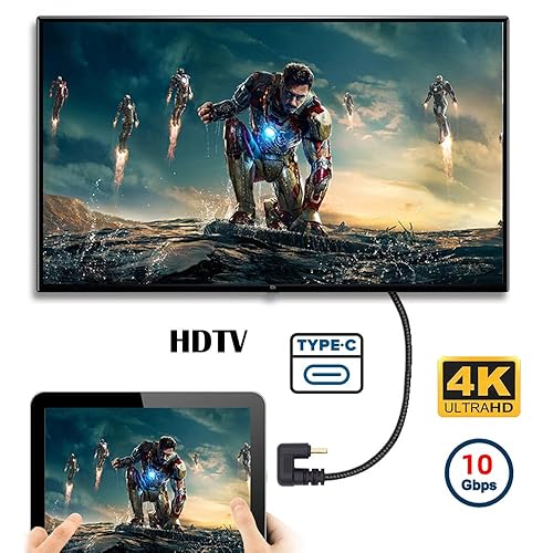 Vista 34 de xiwai USB2.0 Tipo-A a Tipo C USB-C macho a macho Cable de datos de alimentación 480Mbps negro opuesto en forma de U en ángulo trasero