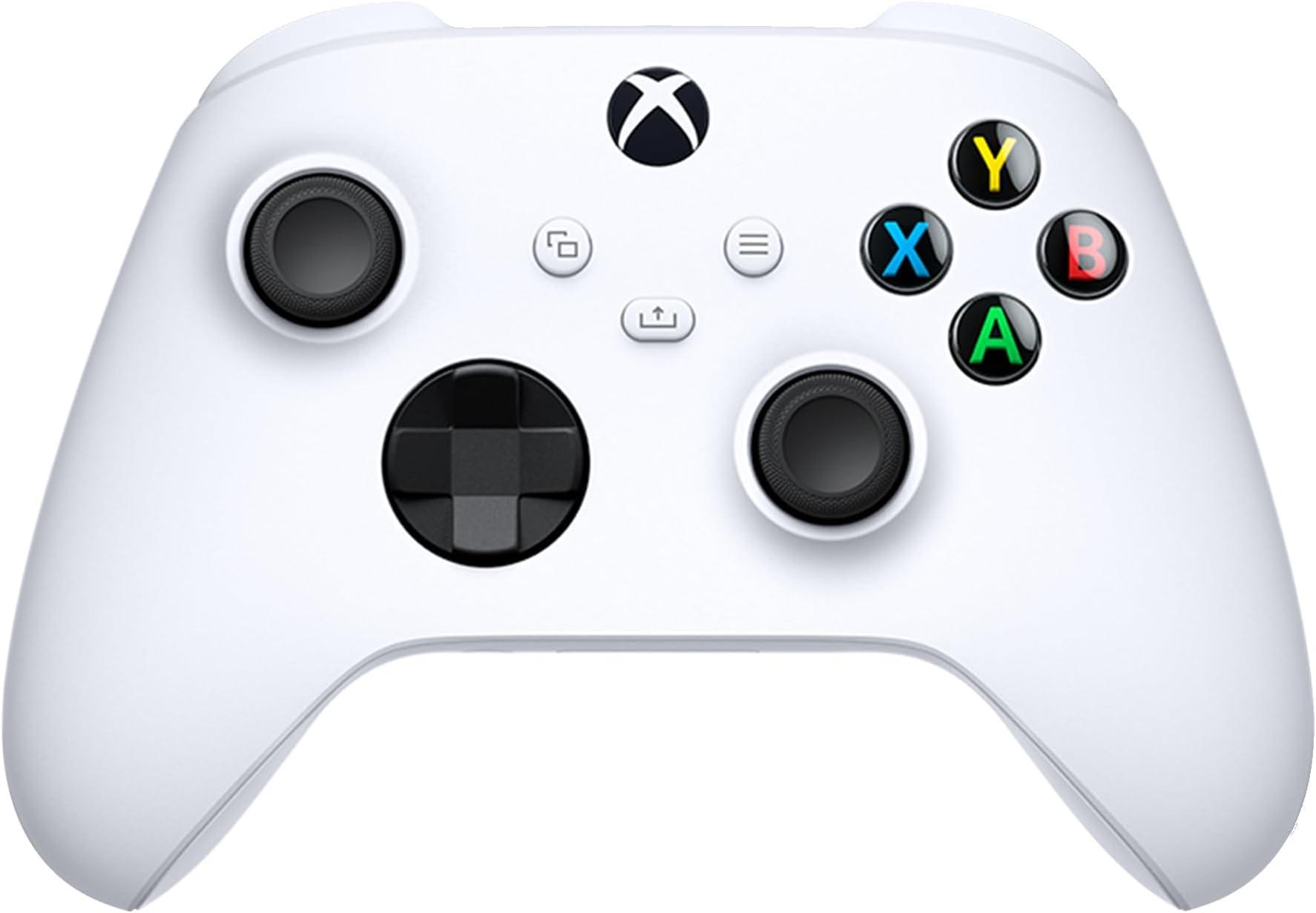 Xbox Core Wireless Gaming Controller – Robot White– X|S, One, Windows PC, Android, and iOS