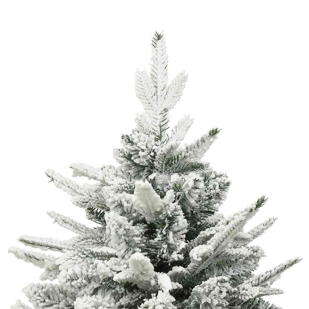 Albero di Natale artificiale verde 180 cm in PVC e PE con supporto in acciaio, un albero di Natale verde realistico per la tua decorazione