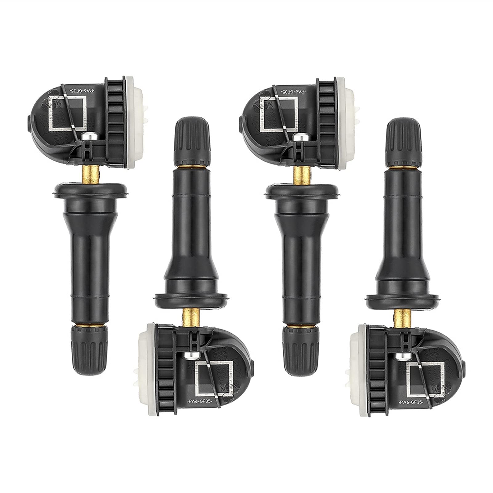 Dla Forda, czujnik ciśnienia w oponach System monitorowania ciśnienia w oponach EV6T-1A180-DC EV6T-1A180-CB zawór motoryzacyjny 1862980 2036832 Czujnik ciśnienia w oponach(4Pcs)