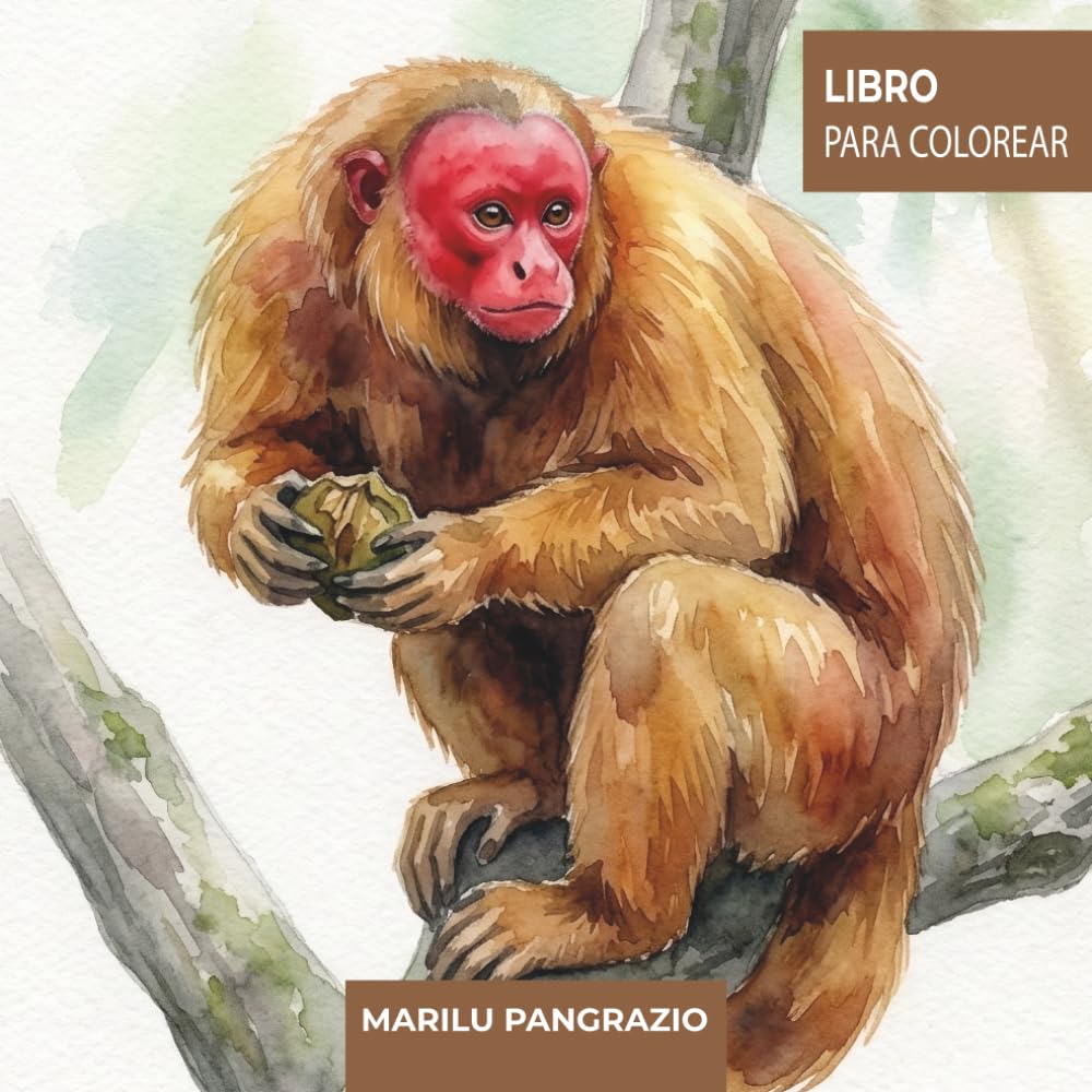 Libro para colorear: Abecedario de animales del Perú