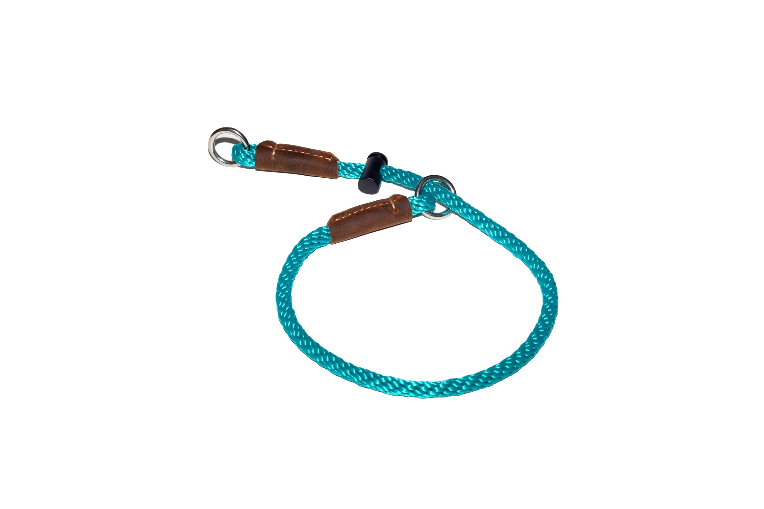 Slip dog collar/PREMIUM/Training collar/Choke collar/Dominant dog collar/8mm Polypropylene rope with a snug adjustable stopper/toggle (X-Small, Tiel)