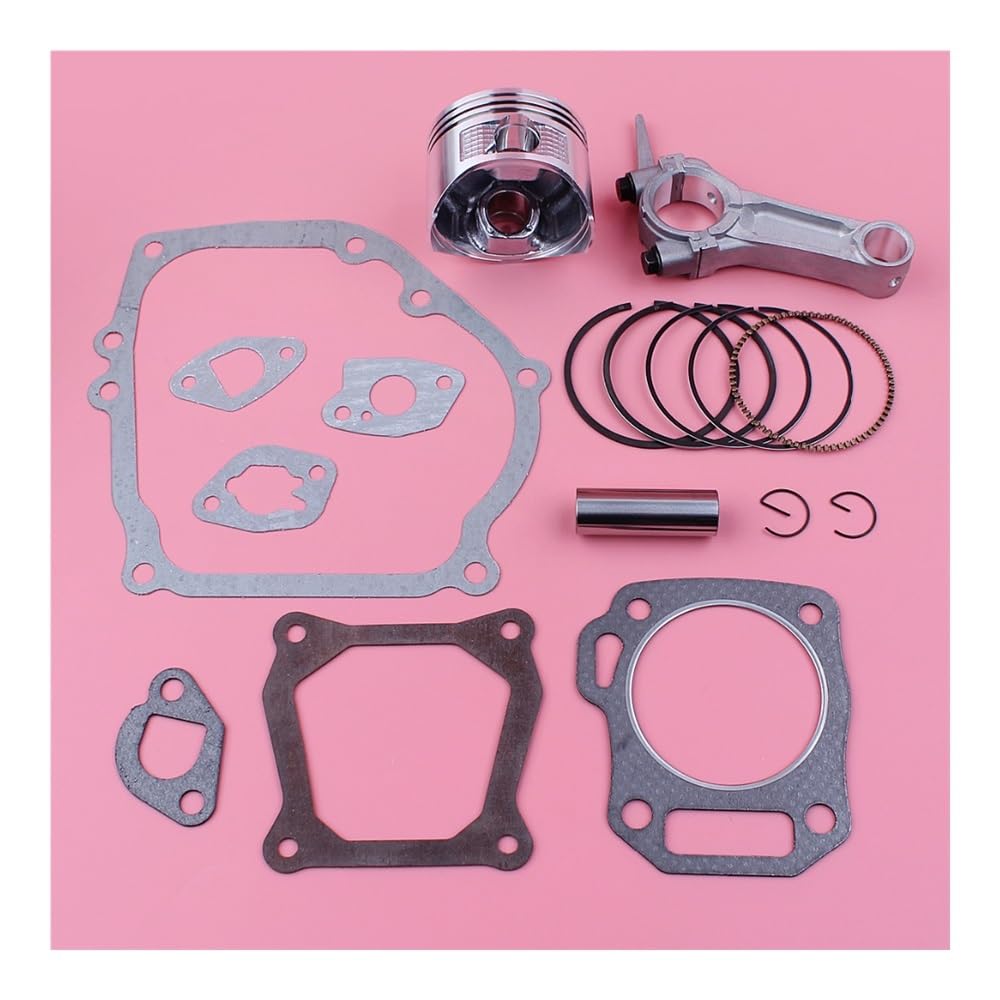 Kit Completo de Juntas de pistón y biela de 68 mm for Motor GX160 de 6,5 HP, Repuesto for cortacésped.