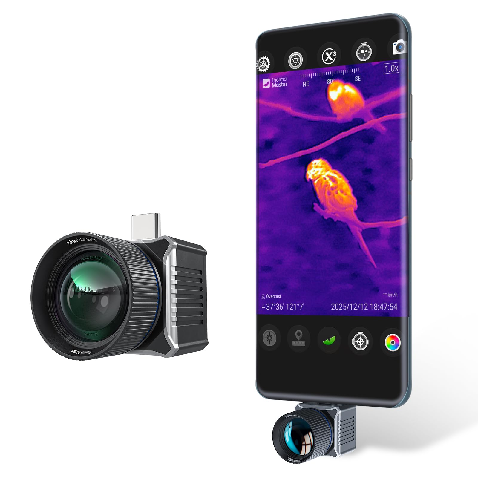 その他 thimo35 Amazon.com: Thermal Master T2 Max - Birdwatching Thermal Camera