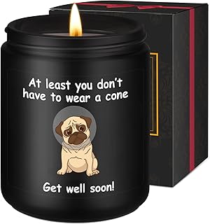 Get Well Candle - Get Well Soon Gifts, Funny Get Well Gifts for Women Men Sick Friend - After Surgery Recovery Gifts, Post Surgery Gifts for Women Men, Feel Better Encouragement Gifts