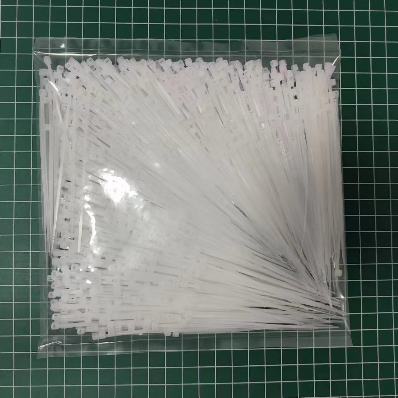 50 stuks, duurzame nylon kabelbinders, 12 mm x