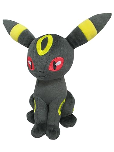 Sanei PP122 Pokemon All Star Collection Umbreon Plush, Brown/a - Brown/a