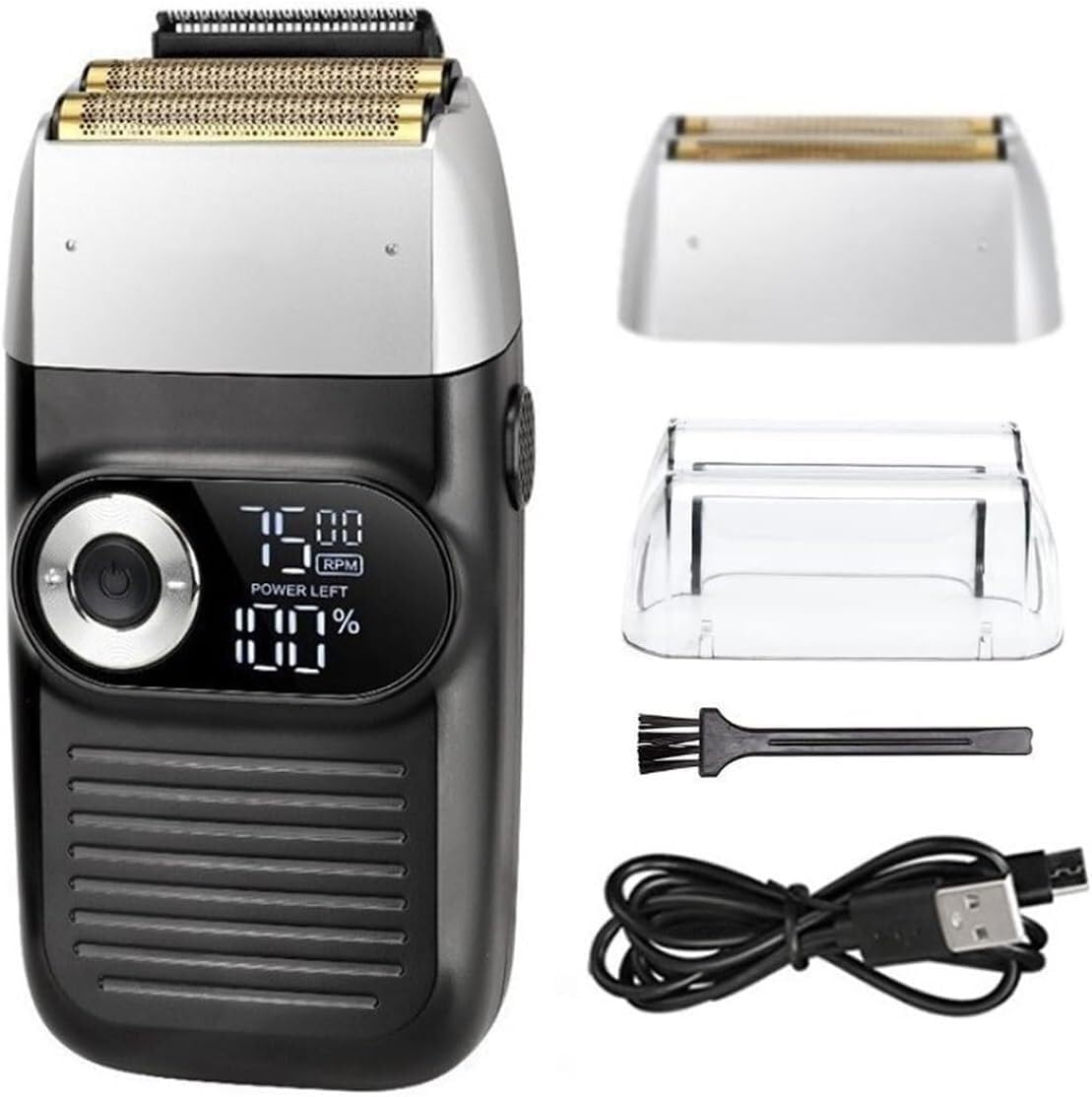 WEedsy Electric Razor for Men Rechargeable Hair Shaver for Men Electric Shaver Beard Electric Razor Bald Head Fades
