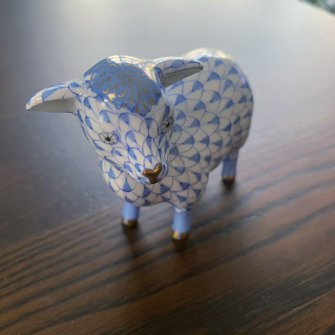 新品　Herend／ヘレンド　ひつじ／羊／未（ゴールド） 純金オブジェ 「未（ひつじ）」 | 高品質 金・プラチナ