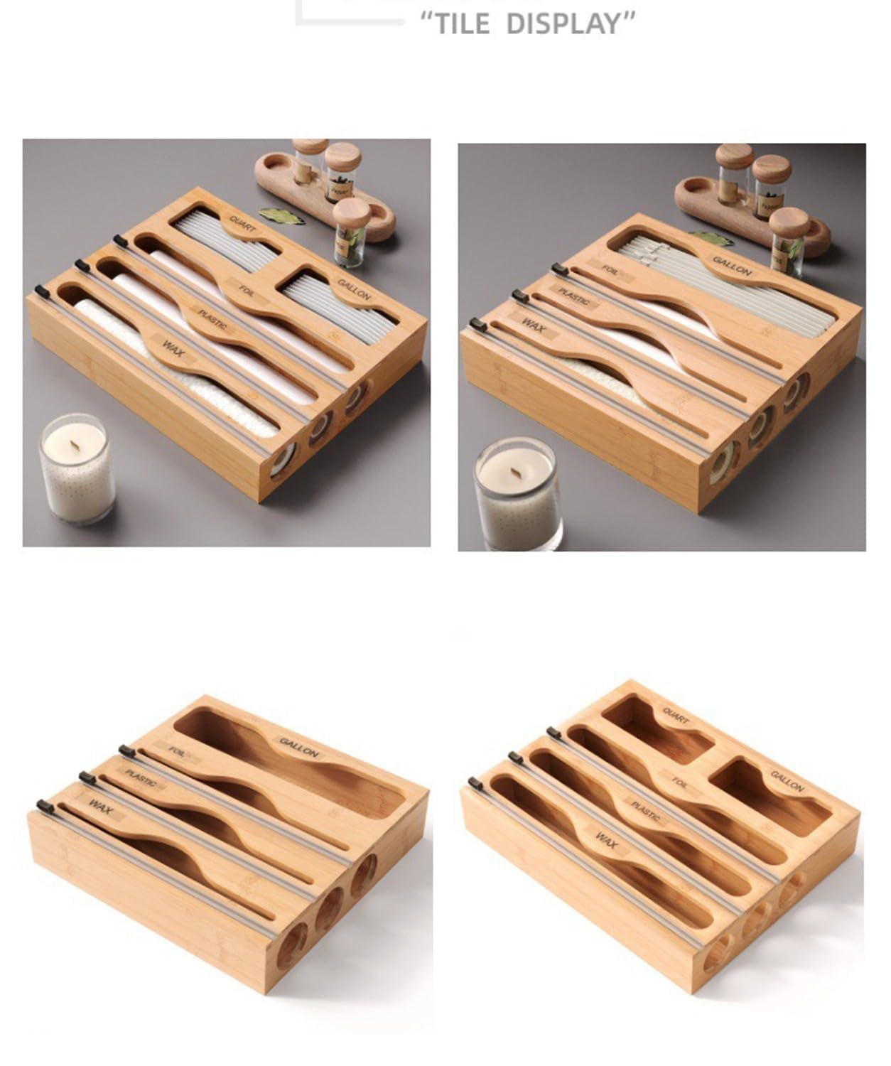 Distributeur d'emballages avec cutter, support mural en aluminium et film étirable pour le rangement de la cuisine, accès facile et coupe efficace pour la cuisine et la préparation des aliments