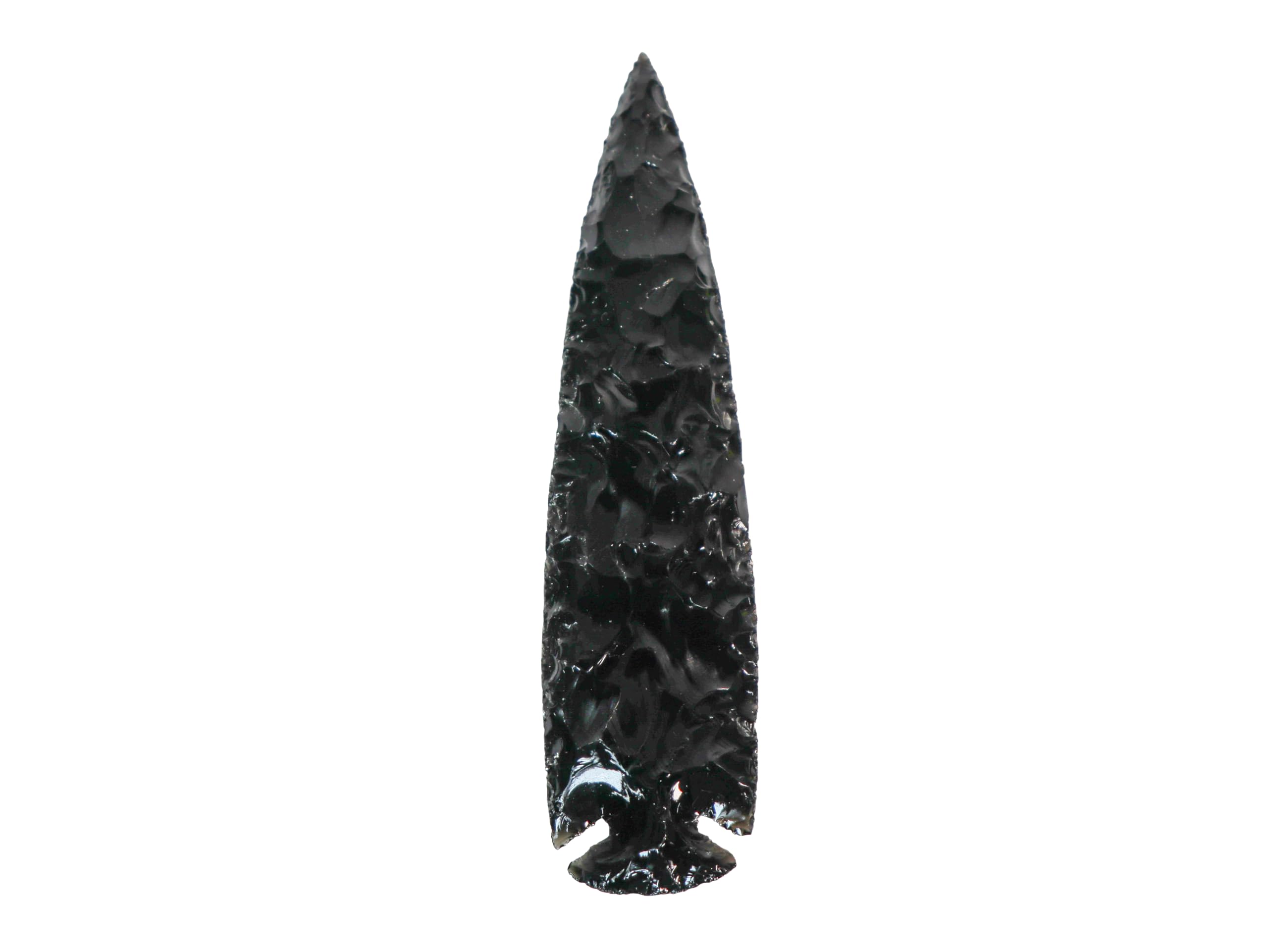 One (1) Black Obsidian Arrowhead: 6