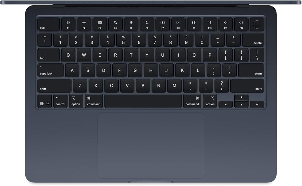 Apple 2025 MacBook Air with Apple M4 Chip, 13-inch, 16GB Unified Memory, 512GB SSD Storage (QWERTY English) Midnight (Renewed)