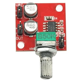 2 Pcs LM386 Electret Microphone Amplifier Microphone Pickup Module DC 4-12V