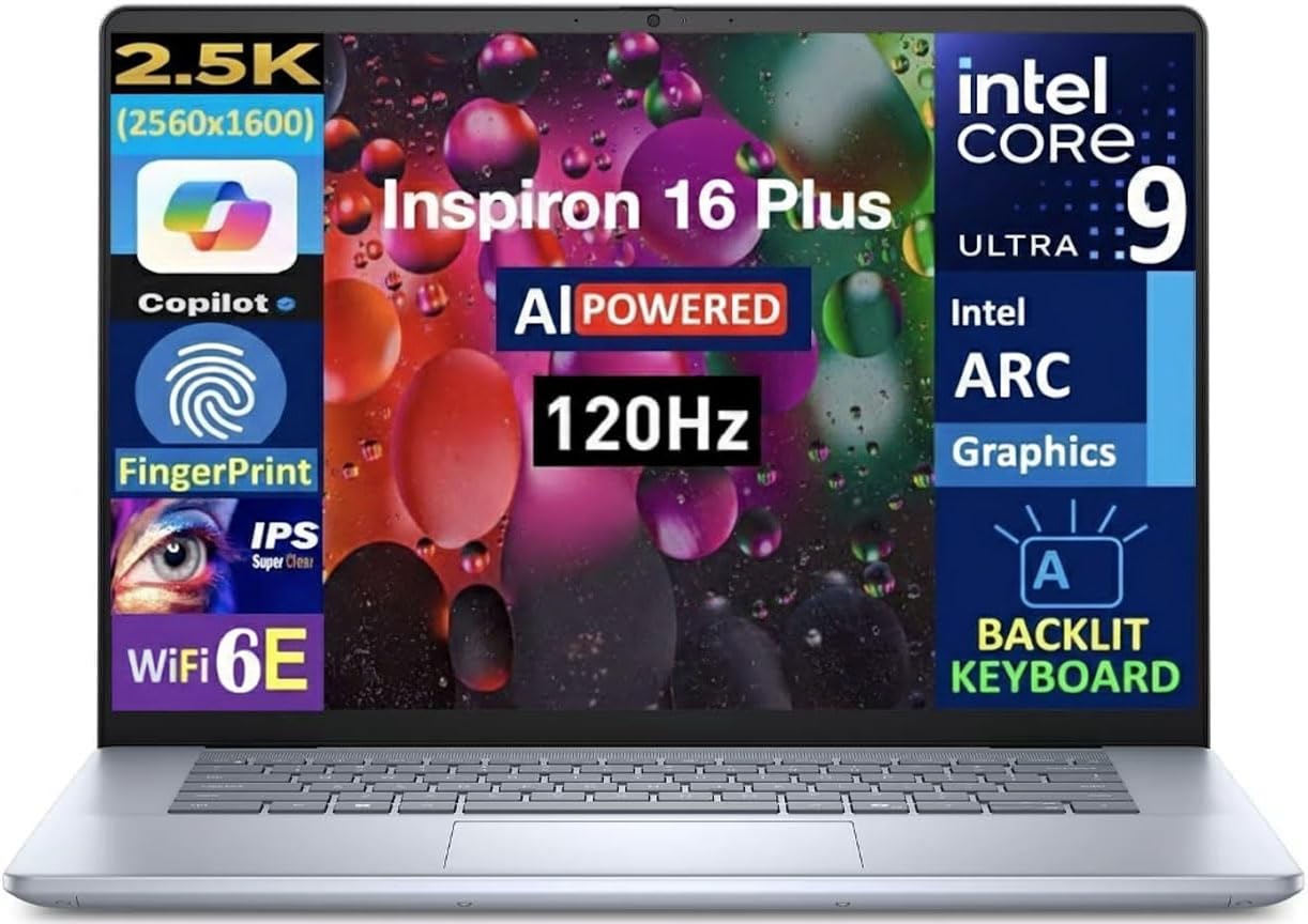 Amazon.com: Dell Inspiron 16 Plus 7640 AI Powered Laptop 16.0