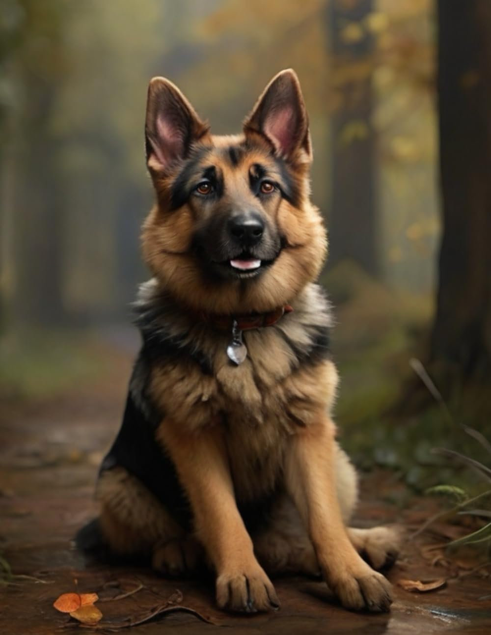 German Shepherd sketchbook