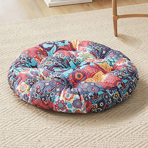 KGJQ Floor Cushion Pillow, Square Tufted Seat Cushion Thicken Corduroy