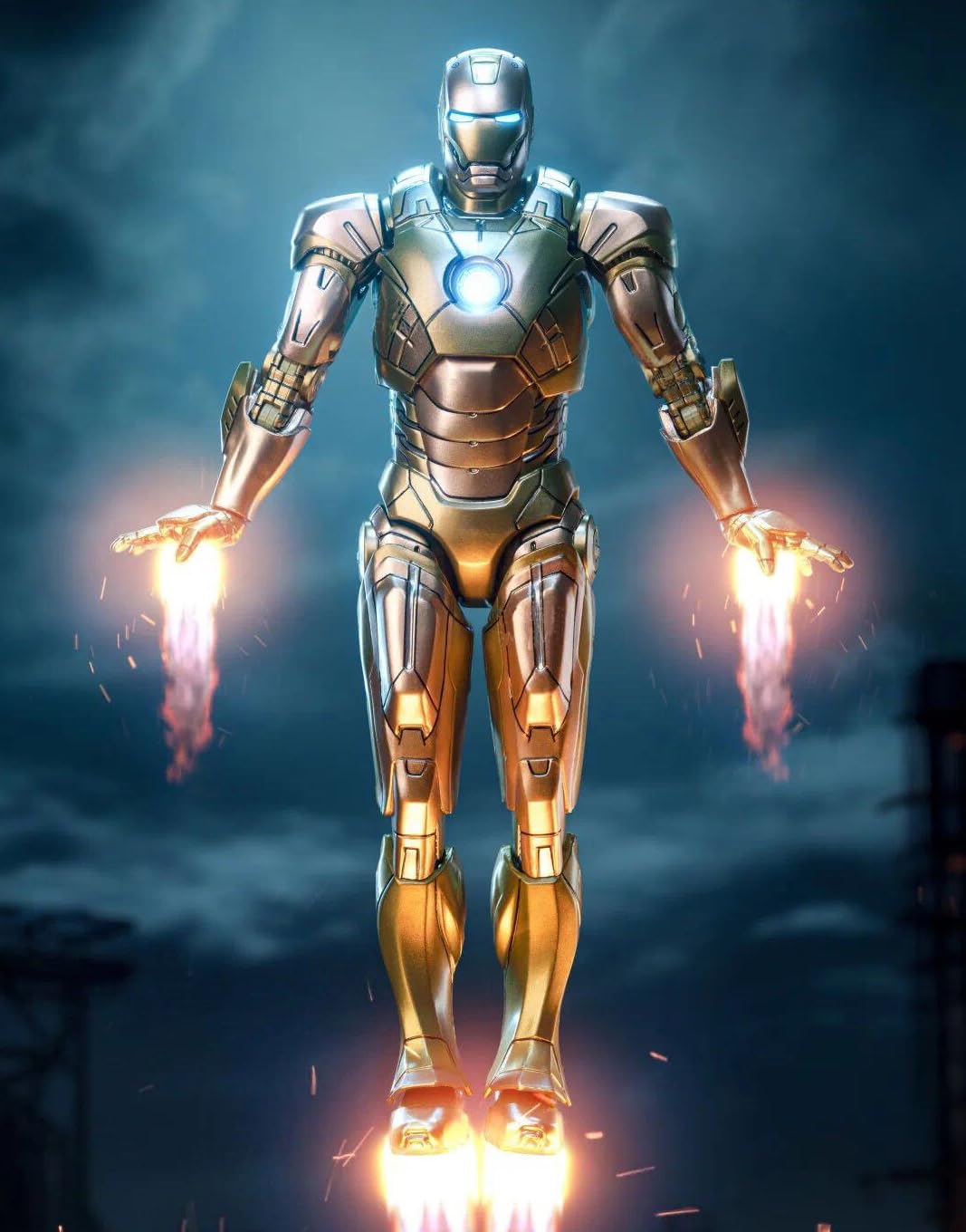 PLAY IMAGINATIVE アイアンマン マークⅦ Amazon.co.jp: アイアンマン・マーク7 フルスペックver. 全高約