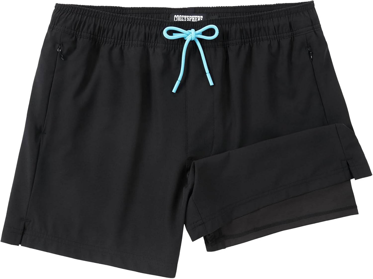 Mens Swim Trunks with Compression Liner 5 Inch Inseam Swimming Trunks Shorts for Men