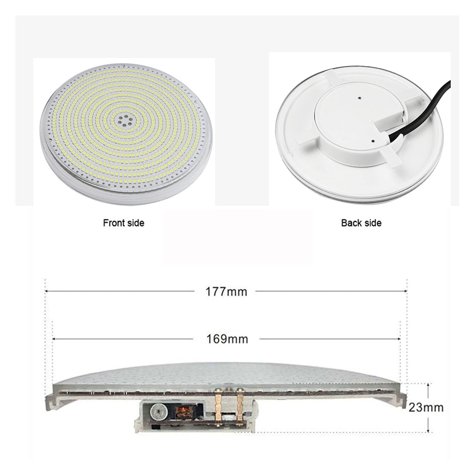 Éclairage LED pour Piscine, PAR56 Spotlight LED Remplacement 18W 42W Multicolor Spot Spot Spot Multicolore AC12 RGB IP 68 Étanche pour bassins(RGB Remote,42W)