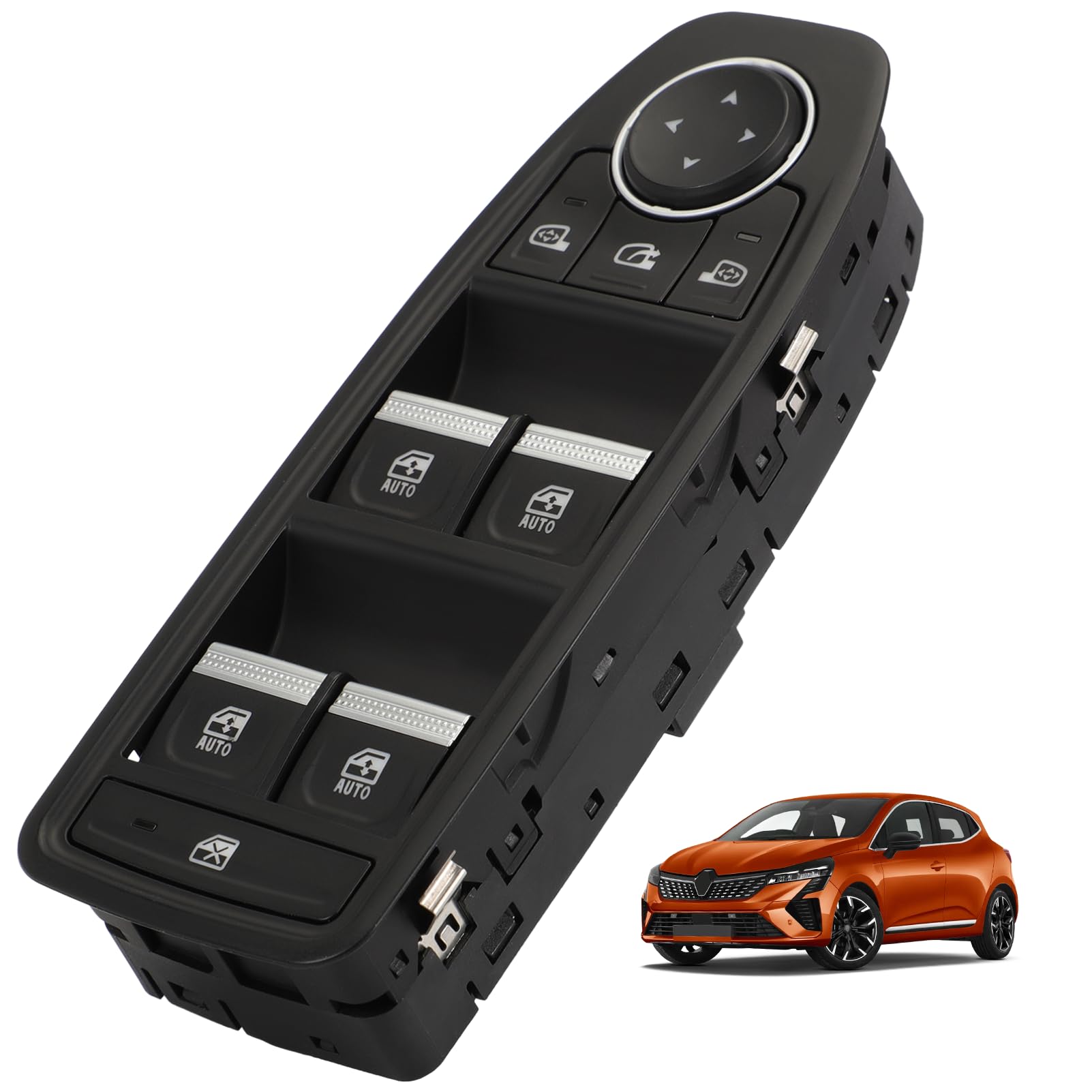 Interrupteur Commutateur Lève-Vitre Conducteur Gauche pour Renault Clio V Captur II 254015831R Bouton de Contrôle Électrique Des Vitres 25401-5831R