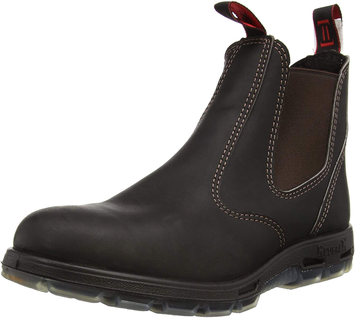 Redback Buty Dark Brown UBOK skórzane buty Chelsea