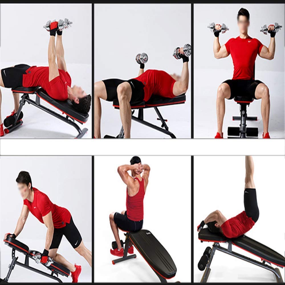 ウエイトトレーニング Dumbbell + bench weight/workout set Workout Bench Dumbbell Bench Weight Bench - Sit-ups Fitness