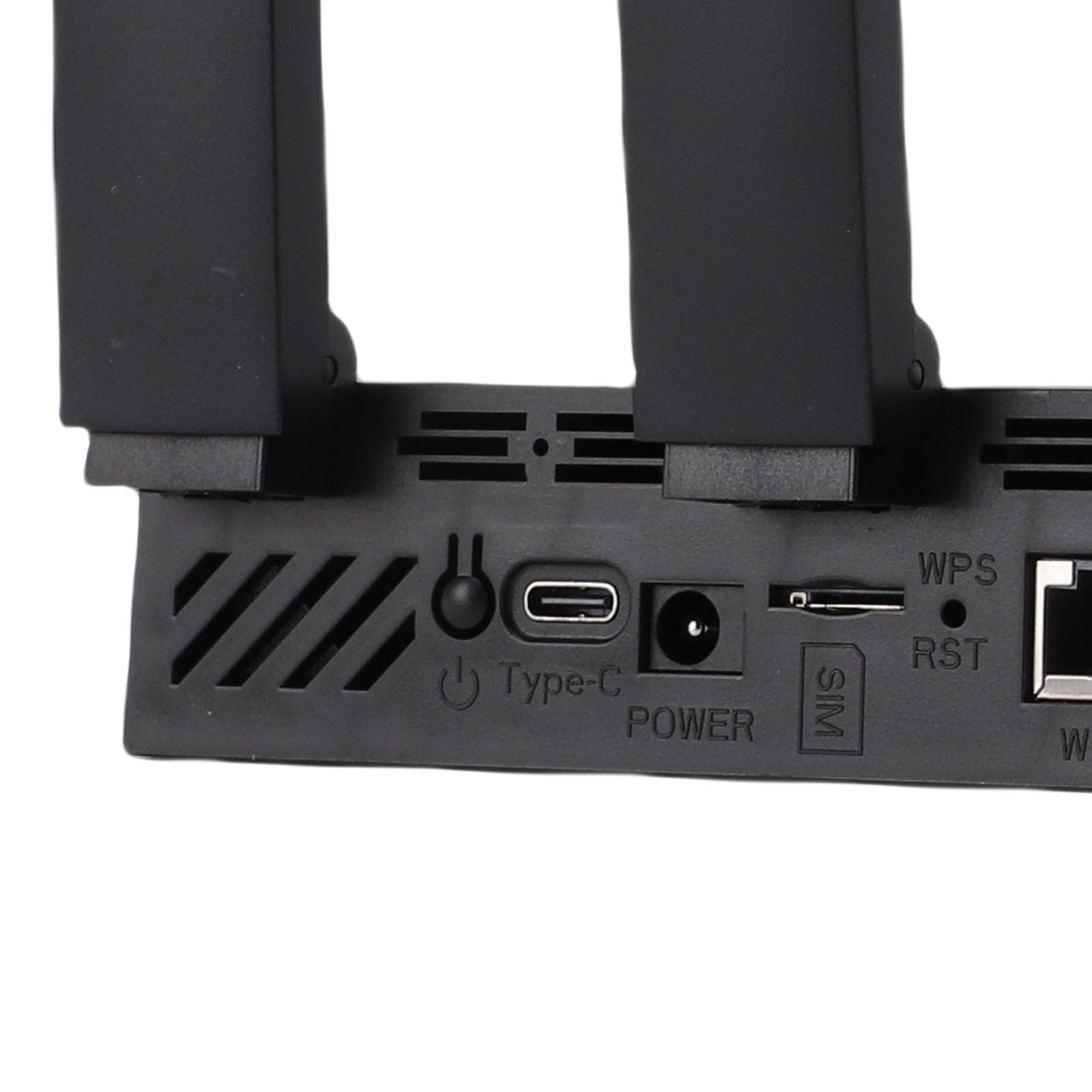 Generic Router Wireless CPE Tipo C da 300 Mbps Supporto Banda di Frequenza Versatile per Dispositivi Multipli con Slot per Scheda SIM a 4 Antenne per Europa Asia 7,6x5,8x4,3 Pollici