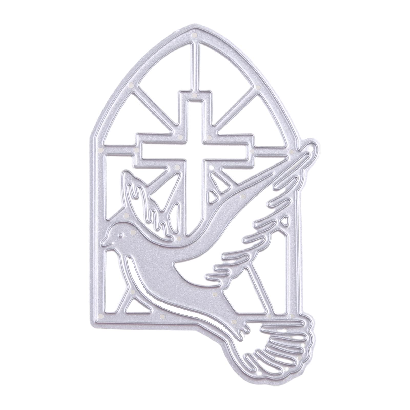 Xjdzineq For for Cross Metal Cutting Dies Stencil Scrapbooking Album Paper Card Template Mold Embossing Decoration Metal Cutting Dies